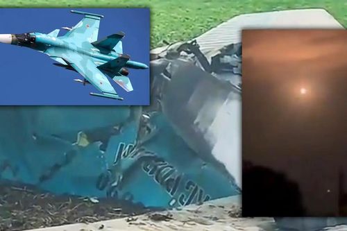 Máy bay ném bom Su-34M tối tân của Nga bị bắn rơi khi vừa tham chiến?
