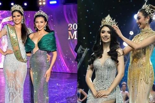 Nhan sắc Hoa hậu Thùy Tiên khi trao vương miện: Đẹp nổi bật, lấn át cả mỹ nhân nước bạn
