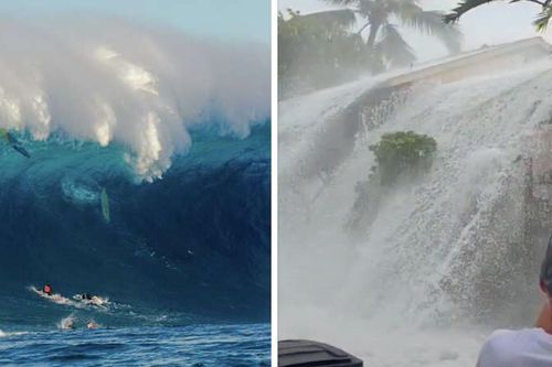 Con sóng cao hơn 7 m quét qua Hawaii