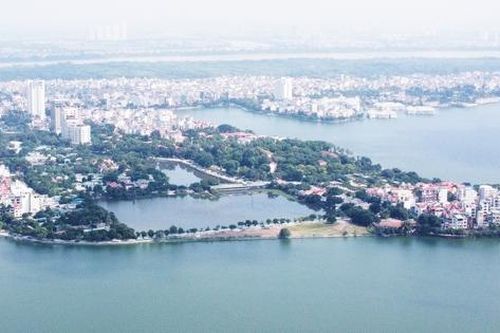 Cận cảnh hồ Đầm Trị nơi Hà Nội sẽ xây nhà hát Opera nổi