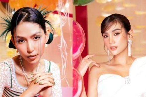 TyhD Thùy Dương đọ dáng bên siêu mẫu Võ Hoàng Yến với phong cách hoàn toàn đối lập