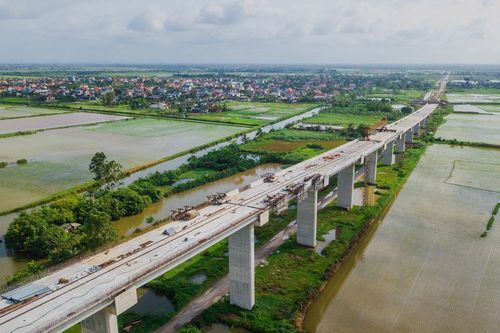 Cận cảnh công trường xây dựng cầu Văn Úc hơn 800 tỷ đồng ở Hải Phòng