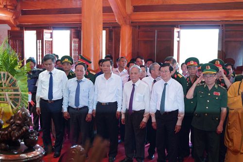 Khánh thành Đền tưởng niệm anh hùng liệt sĩ Trường Sơn, đường 20 Quyết Thắng, trọng điểm Cà Roòng – ATP