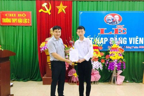 Thủ khoa khối A của Thanh Hóa là Đảng viên trẻ