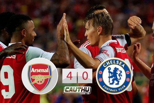 Sterling tịt ngòi, Chelsea thua tan nát trước Arsenal