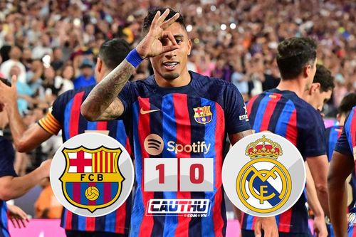 Tân binh rực sáng, Barcelona đả bại Real Madrid trên đất Mỹ
