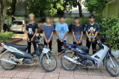 Bắt 'ổ nhóm' 5 đối tượng thanh, thiếu niên chuyên cướp tài sản ở Đông Anh