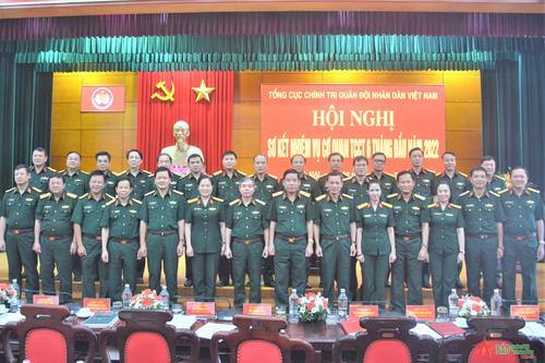 Cơ quan Tổng cục Chính trị sơ kết nhiệm vụ 6 tháng đầu năm 2022