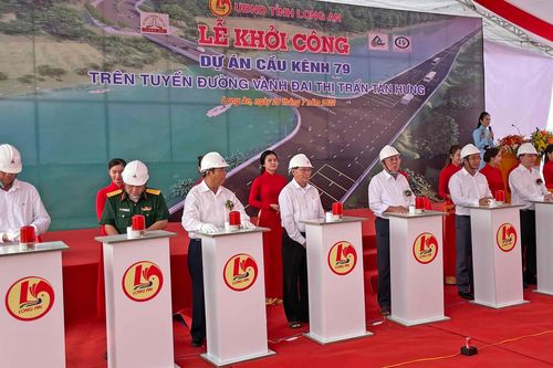 Long An khởi công Dự án Cầu Kênh 79