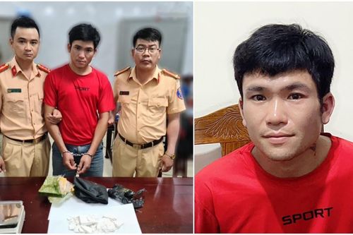 Quấn heroin quanh bụng, phóng xe bỏ chạy khi thấy công an