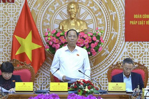 Phó Chủ tịch Quốc hội, Thượng tướng Trần Quang Phương chủ trì cuộc làm việc với UBND tỉnh Lâm Đồng về giám sát thực hành tiết kiệm, chống lãng phí