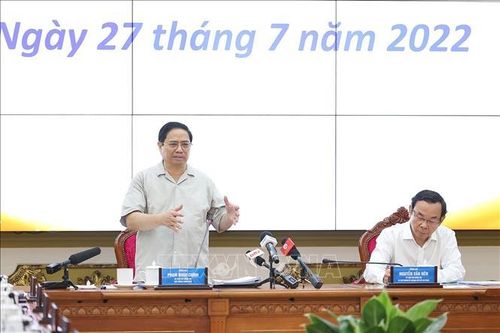 Thủ tướng: Hằng quý, lãnh đạo Chính phủ làm việc với TP Hồ Chí Minh để thúc đẩy phát triển KT-XH