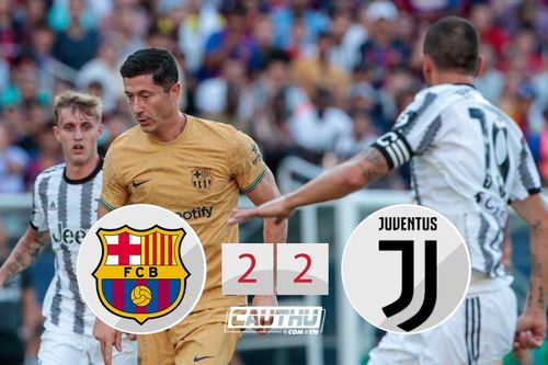 Lewandowski vẫn chưa ghi bàn, Barca rơi chiến thắng trước Juventus