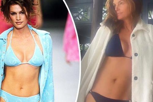 Huyền thoại mẫu Cindy Crawford khoe ảnh bikini trẻ đẹp ở tuổi 56