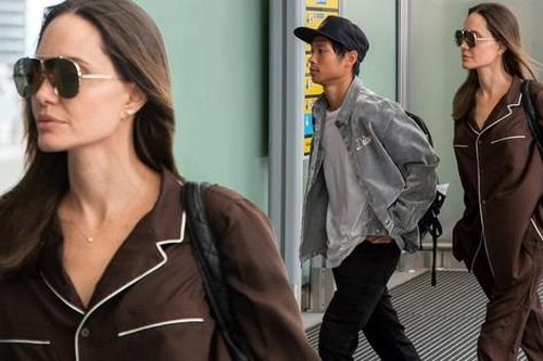 Angelina Jolie cùng con trai gốc Việt Pax Thiên đi du lịch