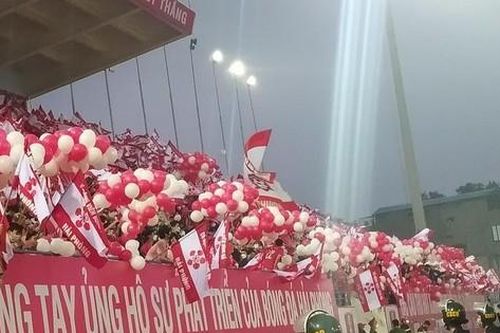 Đề phòng CĐV Hải Phòng làm loạn, sân Thống Nhất tăng cường chó nghiệp vụ