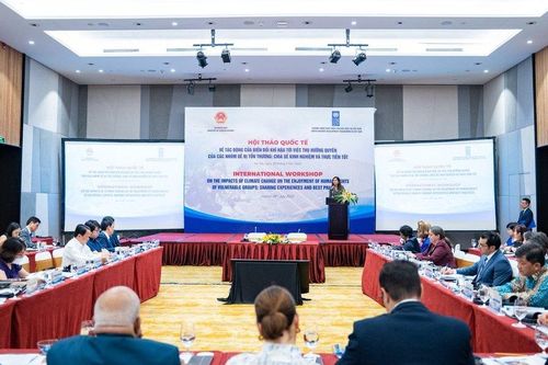 Thúc đẩy, bảo đảm quyền các nhóm dễ bị tổn thương trong ứng phó với biến đổi khí hậu