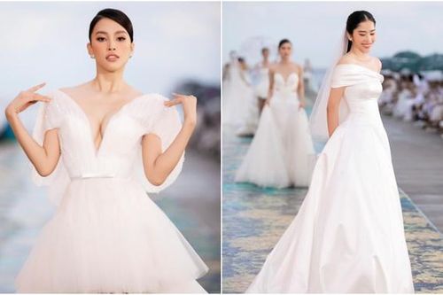 Tiểu Vy thần thái trên sàn catwalk, Nam Em e lệ trước thềm chung kết Miss World Việt Nam