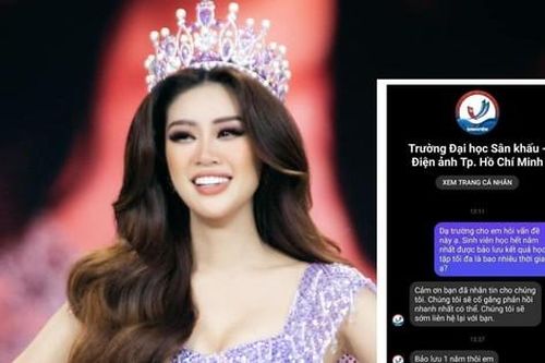 Hết Á hậu Kim Duyên đến Hoa hậu Khánh Vân vướng tin đồn bị 'buộc thôi học'