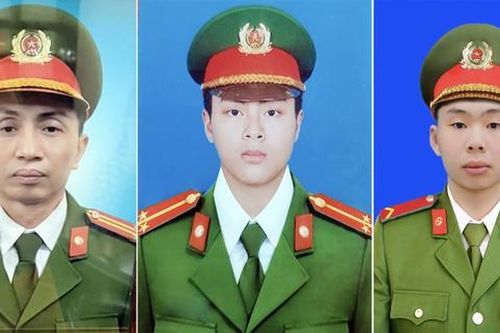Chủ tịch nước truy tặng Huân chương Chiến công cho 3 chiến sĩ công an hy sinh khi chữa cháy