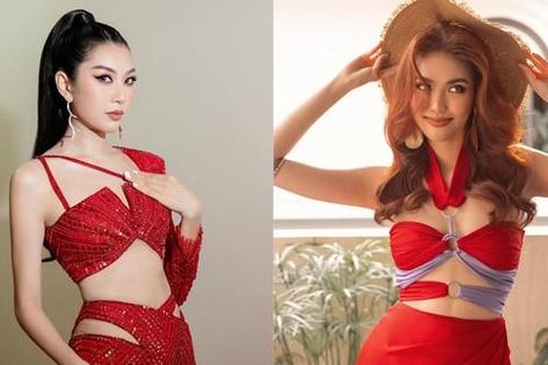 Á hậu Thúy Vân, Lan Khuê đọ sắc nóng bỏng của 'gái một con' với váy cut-out táo bạo