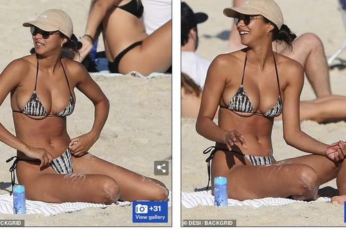 'Thiên thần nội y' Lais Ribeiro cực nóng bỏng với bikini, liên tục âu yếm chồng