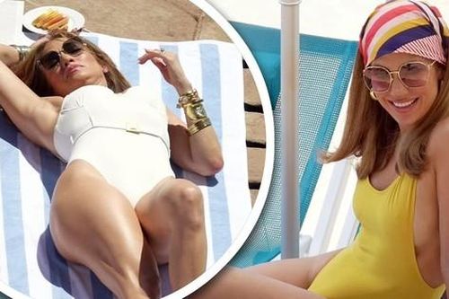 Jennifer Lopez sexy khó cưỡng tuổi 53 trong hậu trường chụp ảnh áo tắm