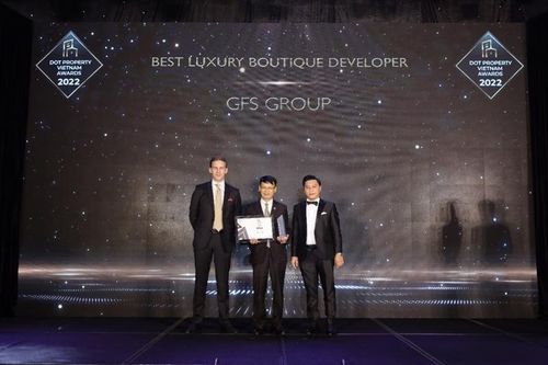 Tập đoàn GFS trở thành nhà chiến thắng trong hạng mục Best Luxury Boutique Developer 2022