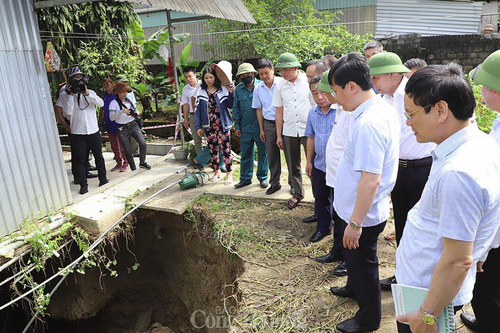 Nghệ An: Xác định nguyên nhân sụt lún ở 'thủ phủ' khoáng sản Quỳ Hợp