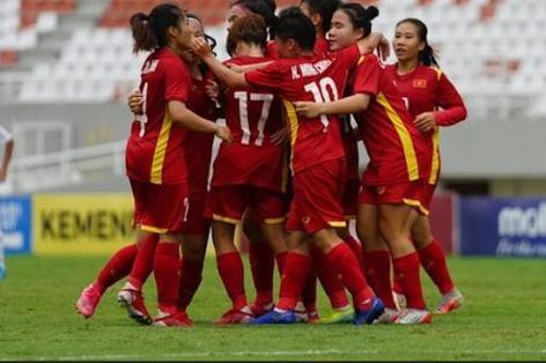 U18 nữ Việt Nam thắng đậm Myanmar trận bán kết thứ nhất