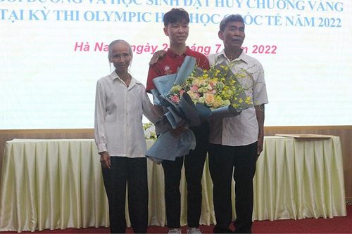 Chàng trai 'Vàng'Hóa học quốc tế đầu tiên ở Hà Nam