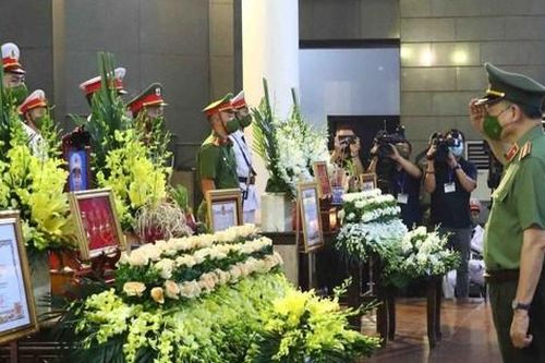 Xót thương tiễn biệt ba liệt sỹ cảnh sát PCCC