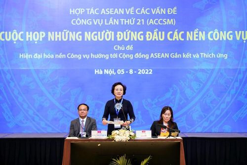 Bộ trưởng Nội vụ: Xây dựng nền công vụ hiện đại, thúc đẩy chính phủ số, xã hội số