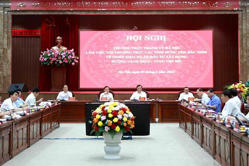 Thống nhất hoàn thành giải phóng mặt bằng đường Vành đai 4 - Vùng Thủ đô vào tháng 12-2023
