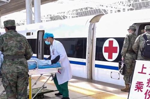 Trung Quốc biến tàu thành bệnh viện, diễn tập cho nguy cơ thương vong