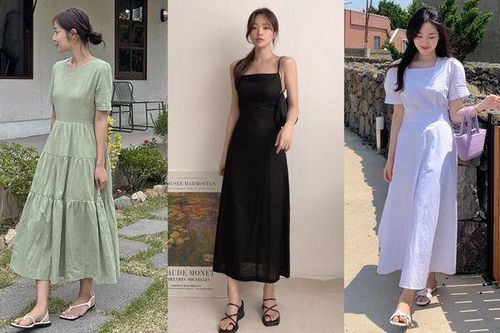4 mẫu váy liền cứ mặc là dáng thon thả