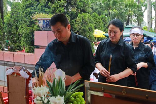 An táng thượng úy cảnh sát hy sinh khi chữa cháy