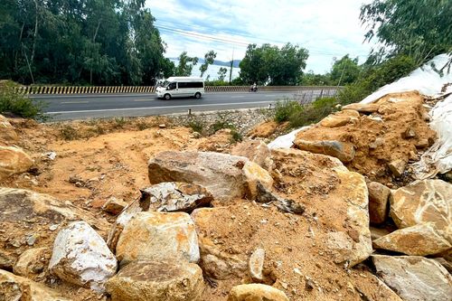 Công trình nghìn tỷ ở Quy Nhơn có nguy cơ sạt lở xuống quốc lộ 1D