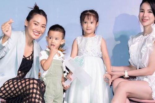 Diệp Lâm Anh cùng 2 con tham gia sự kiện, nhan sắc 'công chúa' đầu lòng gây chú ý