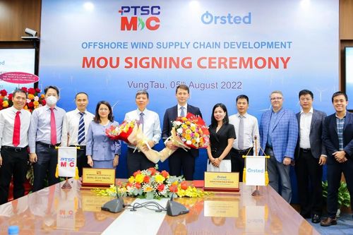 Ørsted ký kết Biên bản ghi nhớ với Công ty PTSC M&C về hợp tác phát triển điện gió ngoài khơi