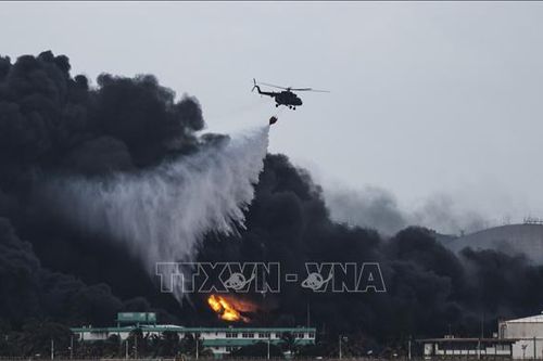 Cuba đã khống chế được vụ cháy ở kho chứa dầu