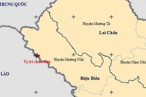 Điện Biên lại xảy ra động đất 3,6 độ richter