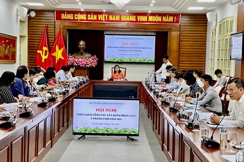 Bộ VHTTDL: Triển khai công tác xây dựng pháp luật 5 tháng cuối năm