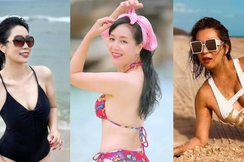 MC Kỳ Duyên, Chiều Xuân và các mỹ nhân Việt tuổi ngũ tuần vẫn đẹp gợi cảm với áo tắm