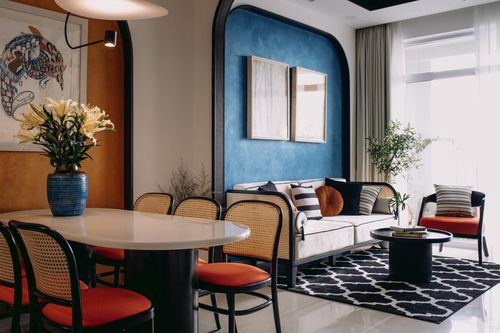 Căn hộ 90m² ở TP.HCM theo phong cách Indochine với bảng màu nhiệt đới mới mẻ