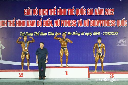 Giải vô địch thể hình trẻ và Giải vô địch thể hình nam cổ điển, nữ fitness, nữ bodyfitness QG 2022: Đồng Nai giành 2 HCV
