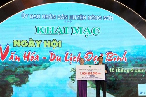 Khu du lịch công viên suối khoáng nóng (CVSKN) Núi Thần Tài – Đà Nẵng tài trợ 1 tỷ đồng cho giải chạy bộ Khám phá Nông Sơn – Quảng Nam 2022