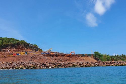 Phú Quốc: Cận cảnh 'đại công trường' đào núi, xâm lấn biển tại Hòn Thơm