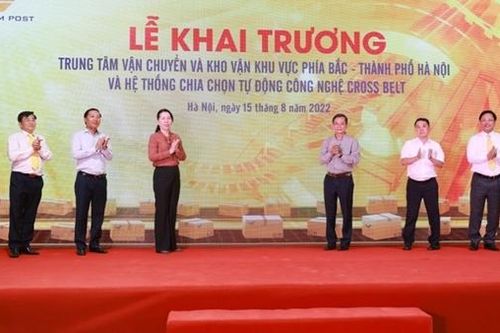 Khai trương hệ thống chia chọn bưu phẩm tự động với công suất trên 24.000 bưu kiện/giờ
