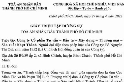 Triệu tập cả người đã khuất đến tòa (!)